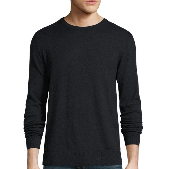 St. John's Bay Long-sleeve Solid Crewneck Sweater