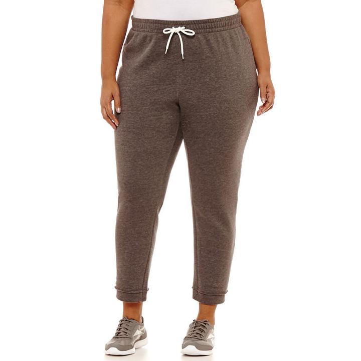 City Streets Knit Jogger Pants - Plus