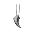 Mens Stainless Steel Antiqued Claw Pendant