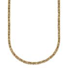 Hollow Byzantine 20 Inch Chain Necklace