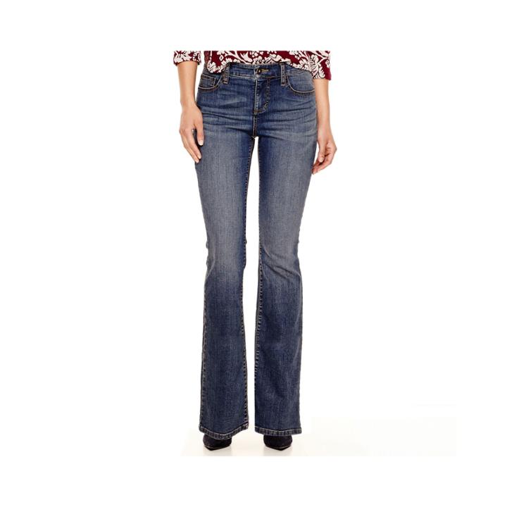 St. John's Bay Secretly Slender Bootcut Jeans- Petite Short