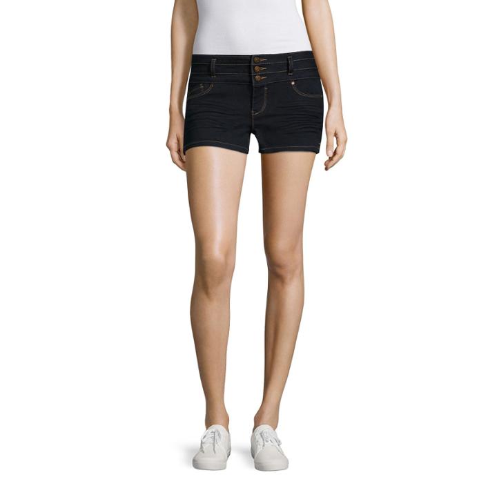 Blue Spice Denim Shorts-juniors