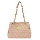 Nicole By Nicole Miller Suzie Quilted Tote With Studs
