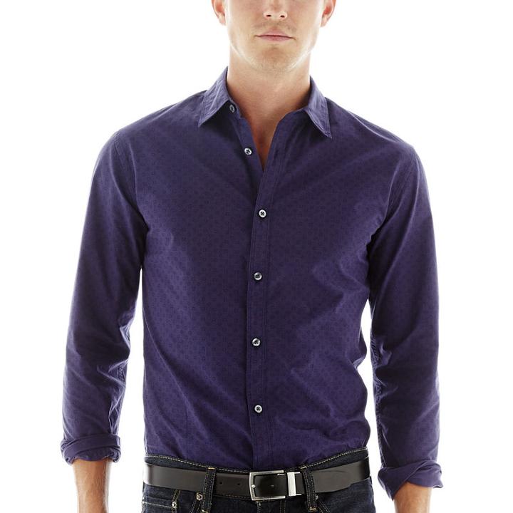 Jf J. Ferrar Long-sleeve Woven Shirt