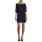 Trixxi 3/4 Sleeve Sundress-juniors