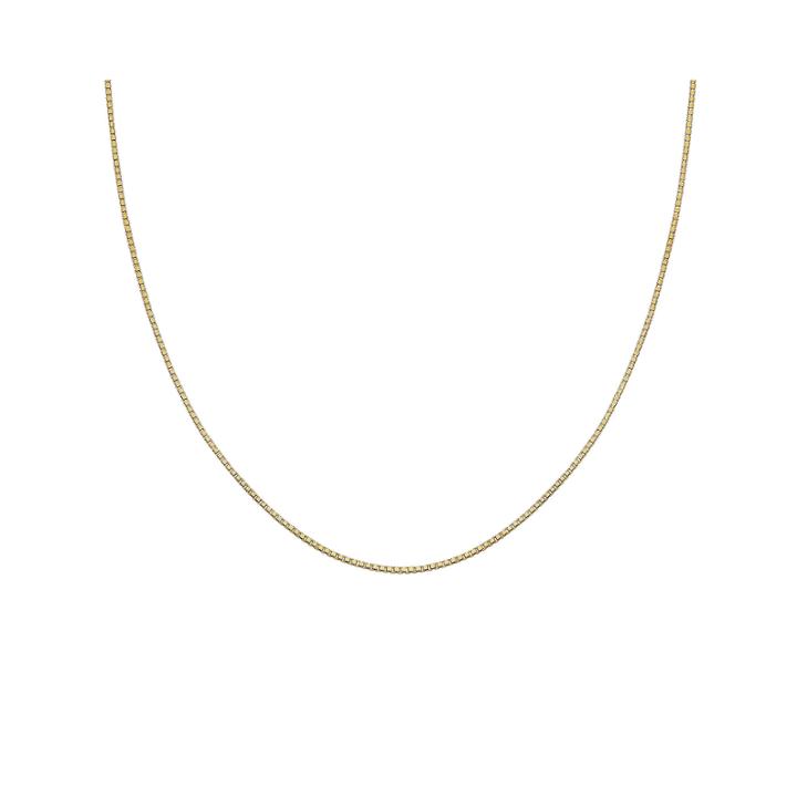 Gold Over Sterling Silver 24 Box Chain