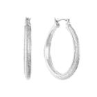 Gloria Vanderbilt 33.8mm Hoop Earrings
