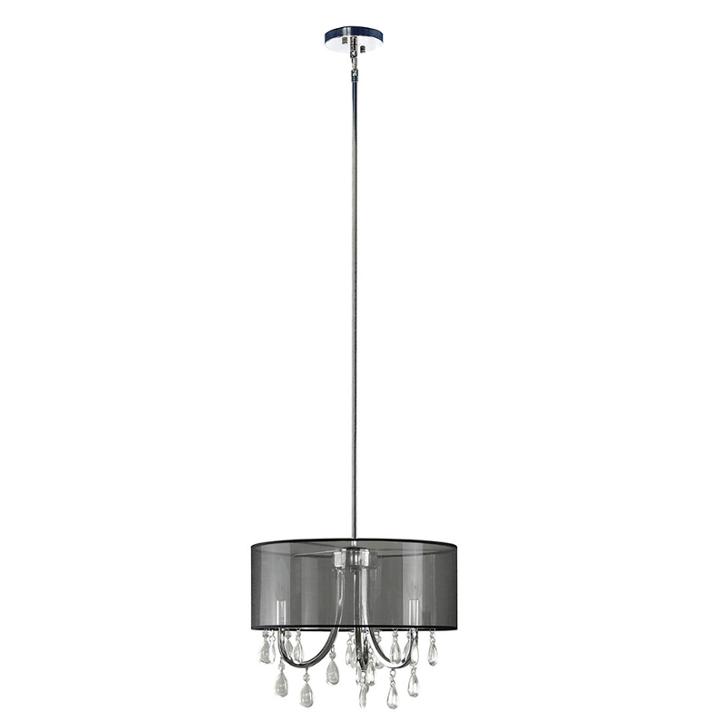 Devon 3-light Chrome Chandelier