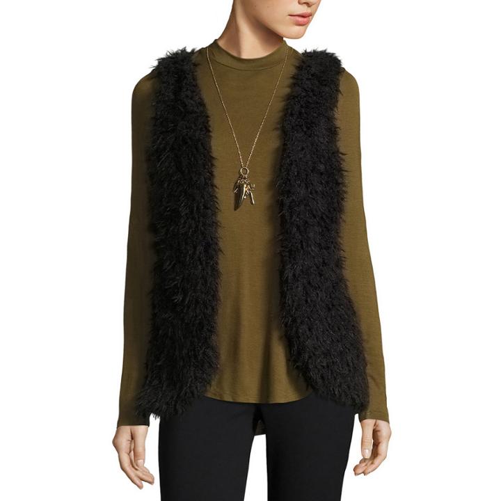 Self Esteem Long Sleeve Layered Top Juniors