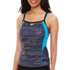 Speedo Textured Double-strap Tankini Swim Top