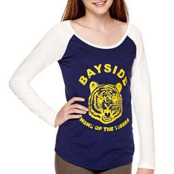 Saved By The Bell Raglan-sleeve Graphic T-shirt