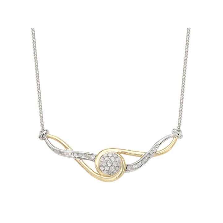 1/5 Ct. T.w. White Diamond Statement Necklace