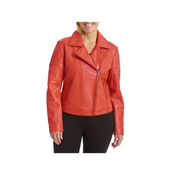 Excelled Leather Midweight Motorcycle Jacket-plus