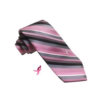 Susan G Komen Stripe Tie