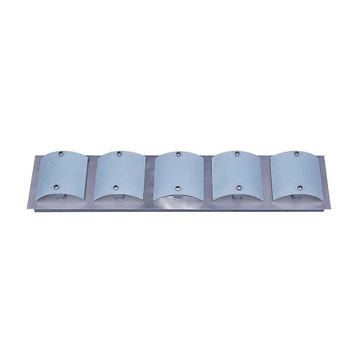 Maggie 5-light Silver Bath Vanity