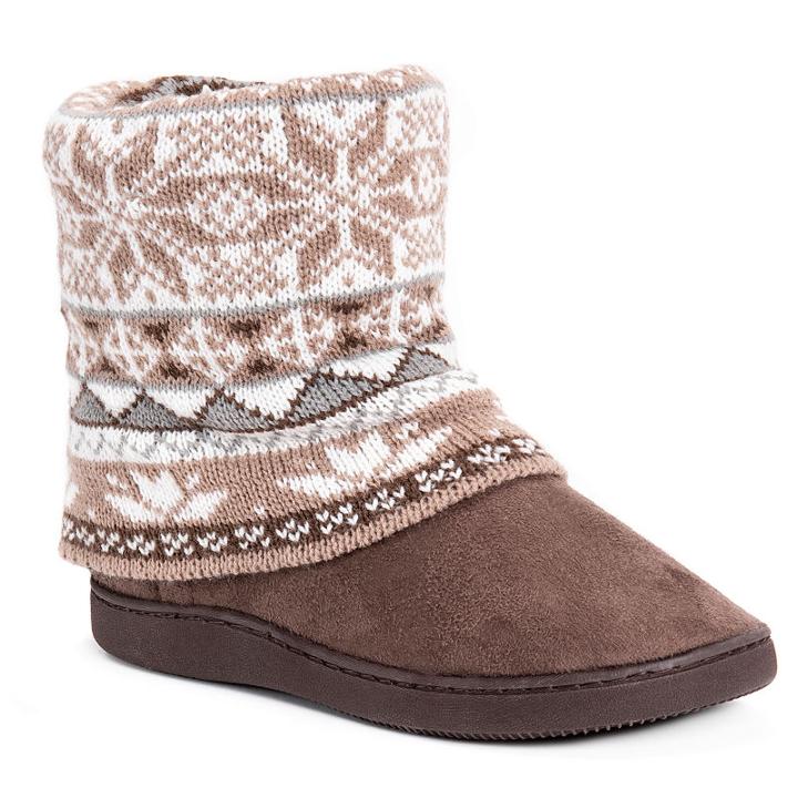 Muk Luks Womens Rosie Bootie Slippers