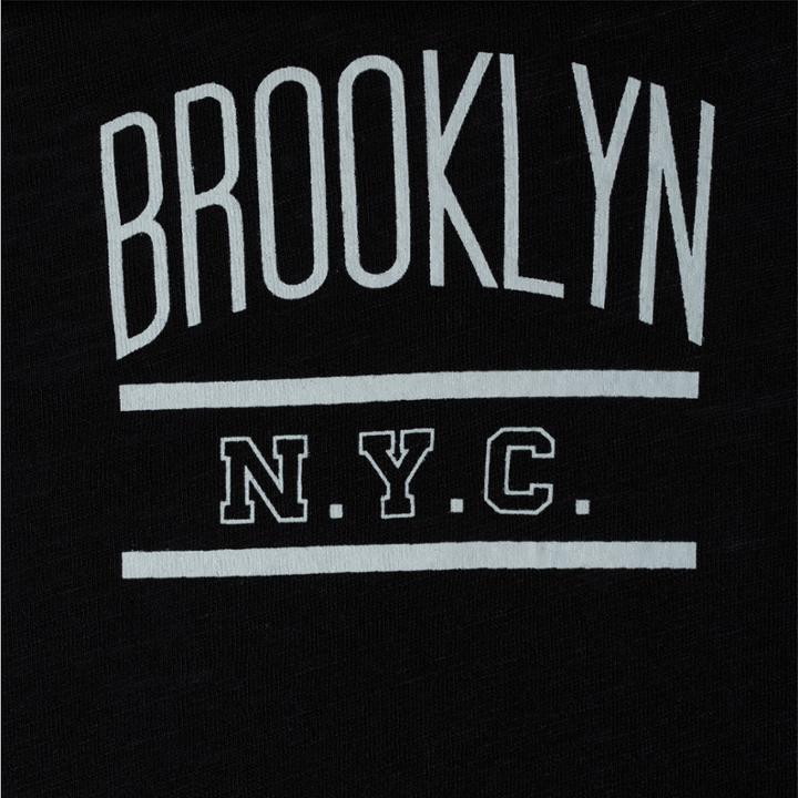 Flirtitude Long Sleeve Nyc Graphic T-shirt- Juniors