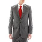 Izod Gray Striped Suit Jacket