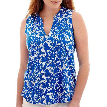 Liz Claiborne Floral Print Tank Top