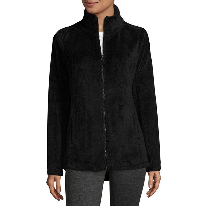 St. John's Bay Active Midweight Fleece Jacket - Tall