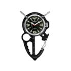 Dakota Men's Black Ion Multi Tool Clip Watch 38562