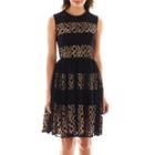 London Style Collection Sleeveless Fit-and-flare Dress