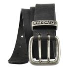 Dickies Black Leather Double Prong Belt
