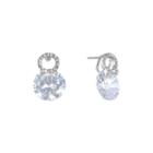 Monet Jewelry The Bridal Collection Clear Stud Earrings
