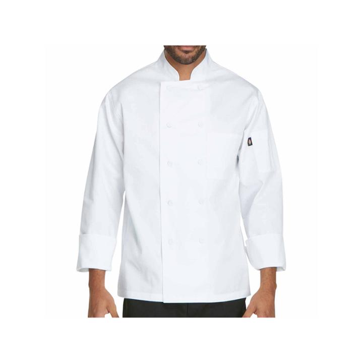 Dickies Unisex Cloth Covered Button Chef Coat
