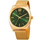 Joshua & Sons Mens Gold Tone Strap Watch-j-124yggn