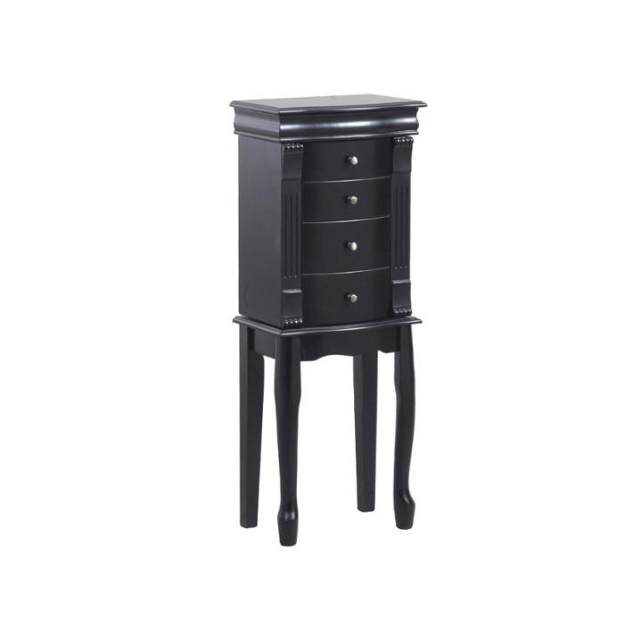 Kimber Black Jewelry Armoire