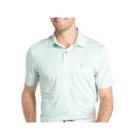 Izod Golf Champion Grid Short Sleeve Stripe Polo Shirt