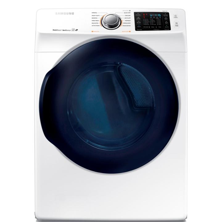 Samsung 7.5 Cu. Ft. Front-load Electric Dryer With Steam - Dv45k6200ew/a3