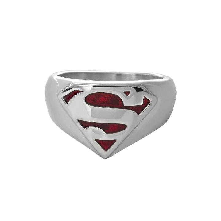 Dc Comics Stainless Steel Superman Ring