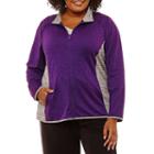 St. John's Bay Active Mesh Track Jacket-plus