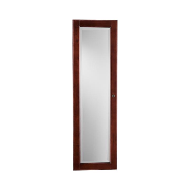 Declan Mirrored Wall-mounted Full Length Jewelry Armoire