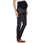 Tala Overbelly Embroidered-pocket Skinny Jeans - Plus