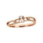 Limited Quantities! Diamond Accent Pink 14k Gold Promise Ring