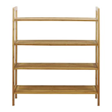Oceanstar 4-tier Natural Bamboo Shoe Rack