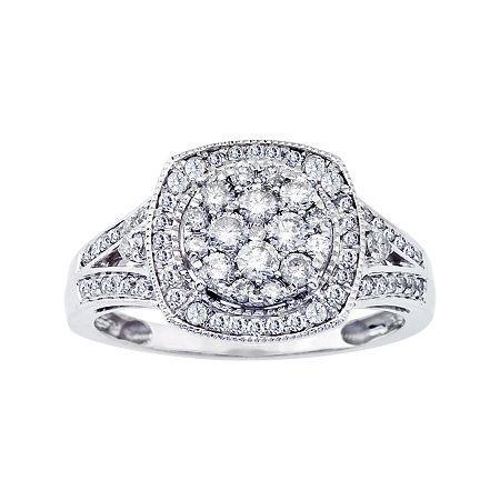 Ct. T.w. Diamond Bridal Ring