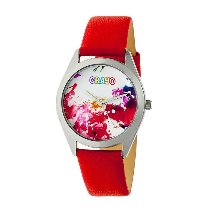 Crayo Unisex Red Strap Watch-cracr4002