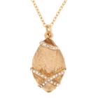 10021 Kara Ross Crystal Wrap Pendant Necklace