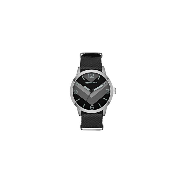 Arizona Mens Black Strap Watch-fmdarz525