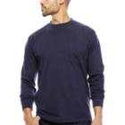 Smith's Workwear Pocket Crew Neck Tee With Gusset Long Sleeve