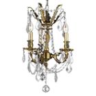 Windsor Collection 3 Light Clear Crystal Mini Chandelier