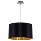 Eglo Maserlo 1-light 15 Inch Satin Nickel Pendantceiling Light