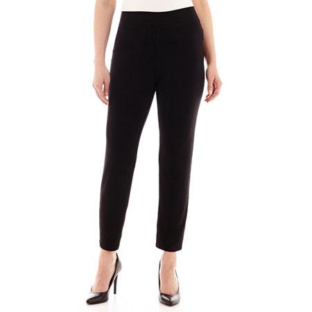 Liz Claiborne Knit Ankle Pants - Petite