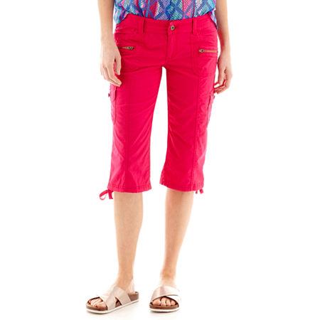 Arizona Poplin Cropped Cargo Pants