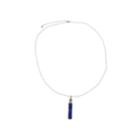 Silver Elements By Barse Womens Blue Lapis Sterling Silver Pendant Necklace