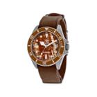 Christian Van Sant Mens Brown Strap Watch-cv5201b